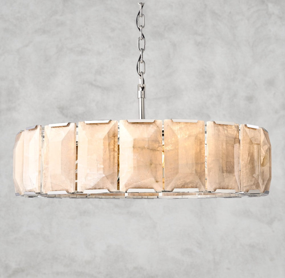 Harlow Calcite Round Chandelier 19", 31", 43", 60"